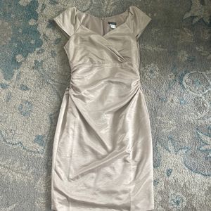 Pale gold cocktail dress VENUS